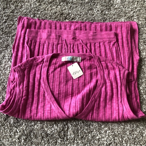 NWT Free People Veda Sweater Set - Island Flower - Picture 3 of 4